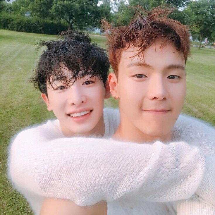 showho- true soulmates- shownu ‘fills up the cracks of wonho’s heart’- telepathic conversations - ‘i think that shownu as an individual can be a reason for monsta x members to get back together in case we ever fall apart’ -wonho