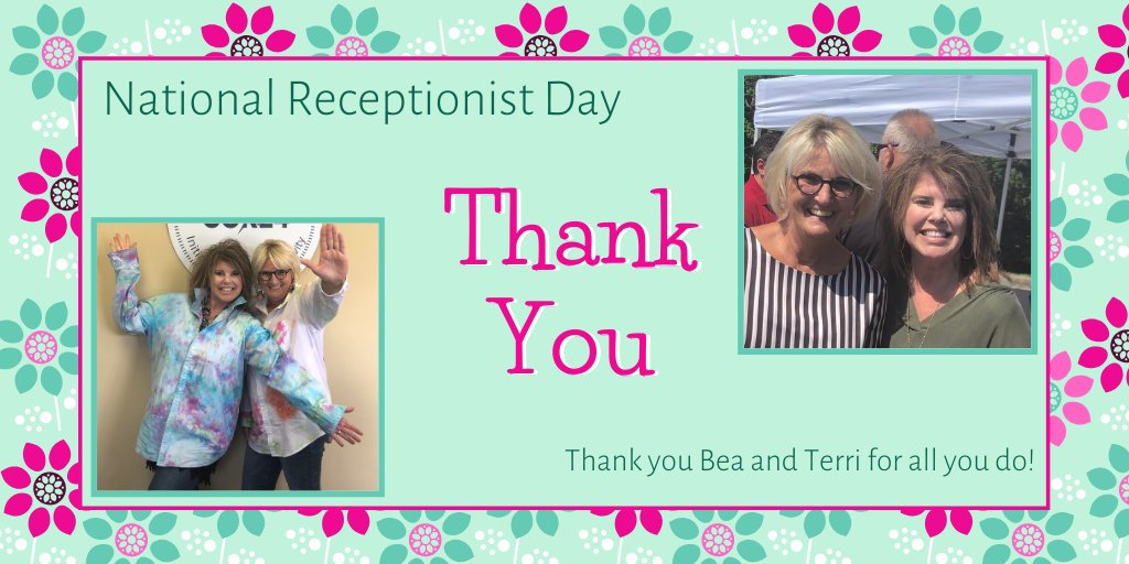 RiveraGroup's tweet photo. Keep calm and thank a receptionist (or two) today! #NationalReceptionistDay #ReceptionistDay #ThankYou #WeAreRiveraGroup https://t.co/SBdXwD5gXn