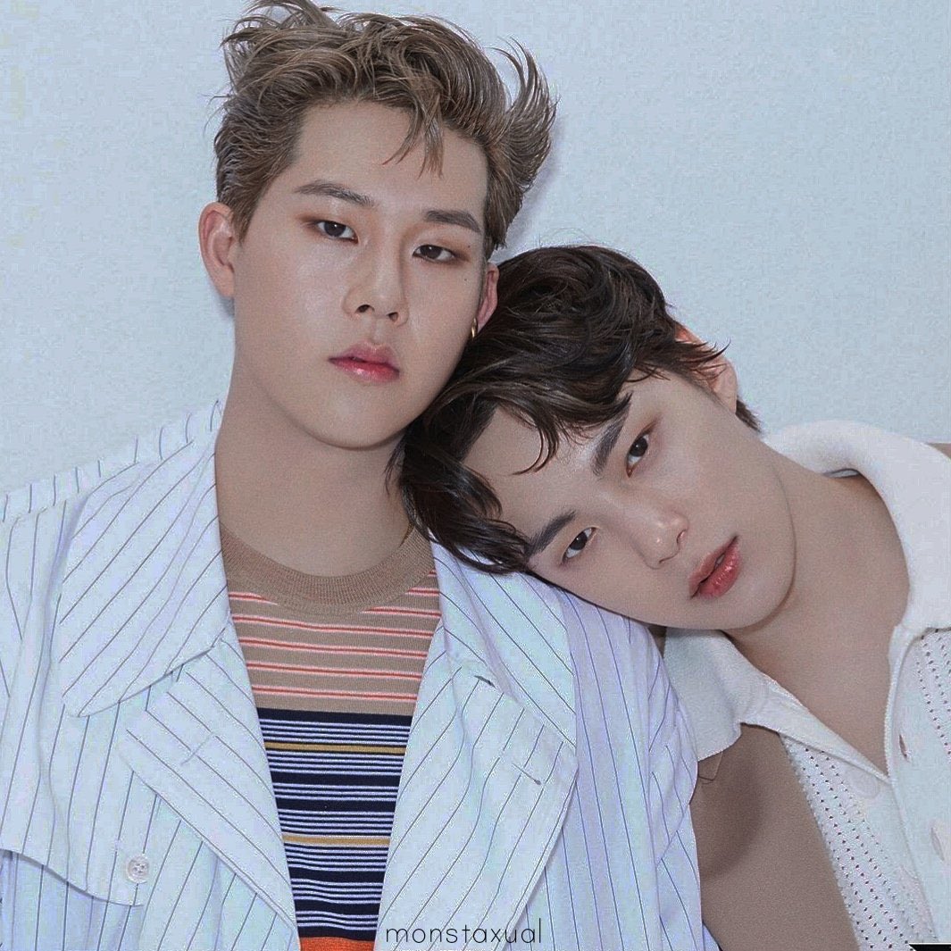 joohyuk- wind eachother up like there’s no tomorrow - mood makers - affection needed at all times- ‘when does minhyuk want to hug jooheon the most? EVERYDAY’