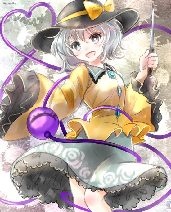 #5月14日はこいしの日 過去のワンドロ絵と17日のエア例大祭用の色紙絵ですが… こいしちゃん詰め!!! 