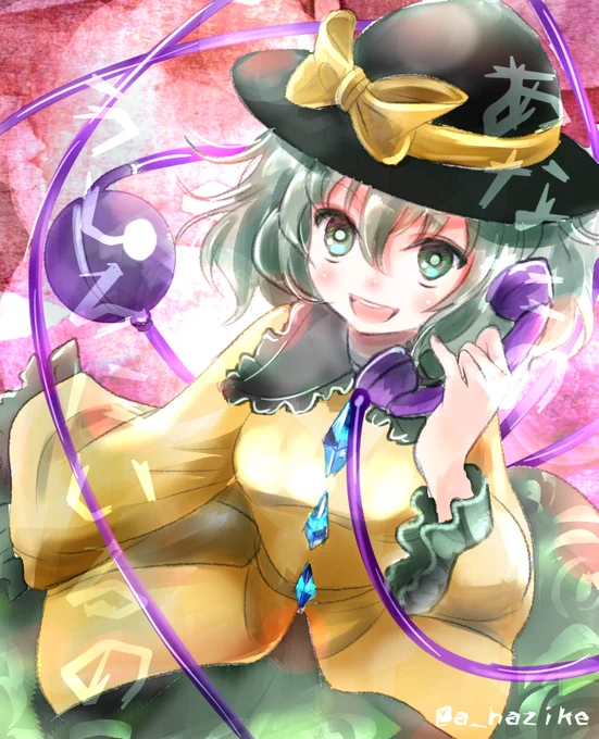 #5月14日はこいしの日 過去のワンドロ絵と17日のエア例大祭用の色紙絵ですが… こいしちゃん詰め!!! 