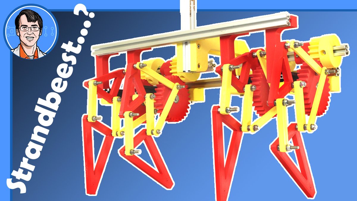XRobotsUK's tweet image. Can I make this Strandbeest balance on a single row of legs like a Segway or Hoverboard? I already know the answer, but check out the video for the full question: youtu.be/DAtJTlYiKQ4

#strandbeest #jansen #walker #walkingmachine #robot #robotics #mechanics #mechanism #machine