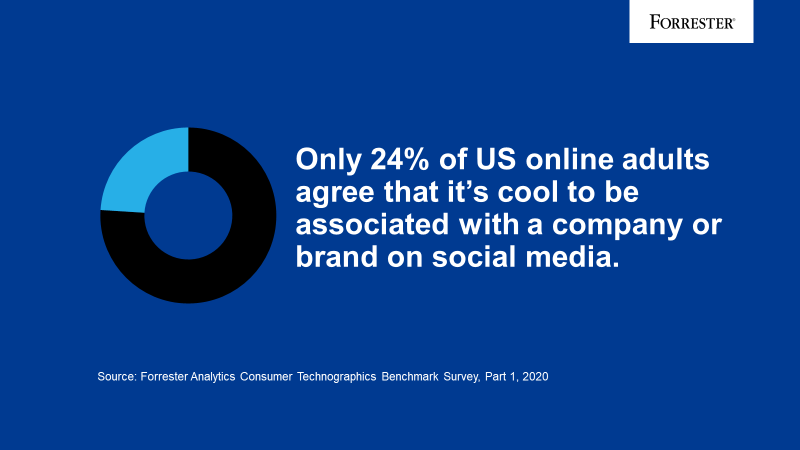 It's 2020 so time for my annual tweet. Brands: It's okay to walk away from social media (she says on social media). But we're serious. Read our new <a href="/forrester/">Forrester</a> vision report on why the brand-customer relationship on social media is broken. forr.com/2WNUV1c