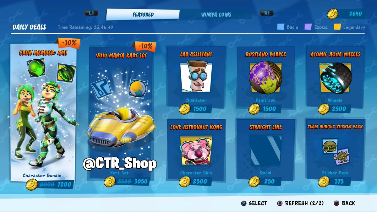 CTR_Shop's tweet photo. Todays items in the pit stop!
Whats your favourite? 👍
Leave a follow for daily updates!
#CTR #CTRNitroFueled 
#CrashTeamRacing
#CrashTeamRacingNitroFueled
#CrashBandicoot https://t.co/hwNieeKggi