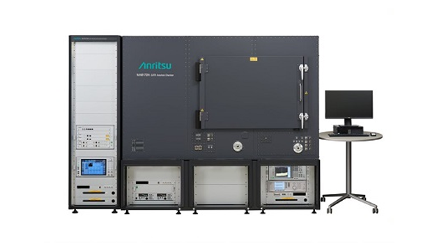 Anritsu's tweet photo. #Anritsu’s #5G NR Mobile Device Test Platform ME7834NR and New Radio RF Conformance Test System ME7873NR have been selected by #PCTEST for #5GNR device certification. Read more at @EverythingRF: https://t.co/nRcWyVDOKP https://t.co/VHYaBVK9vy