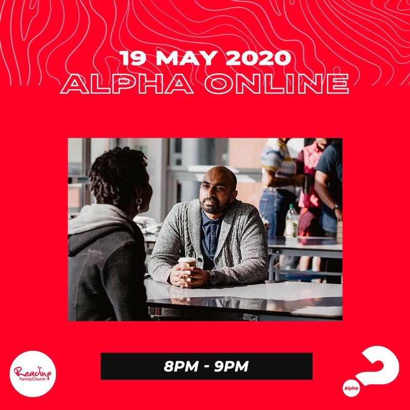 RdgFamChurch's tweet photo. We’ve got Alpha starting again! Alpha online will be on a Tuesday through zoom. Who can you invite? To book in click the link in our bio. #alpha #alphacourse #readingfamilychurch #church #fun #Jesus https://t.co/GcaYCov0dU