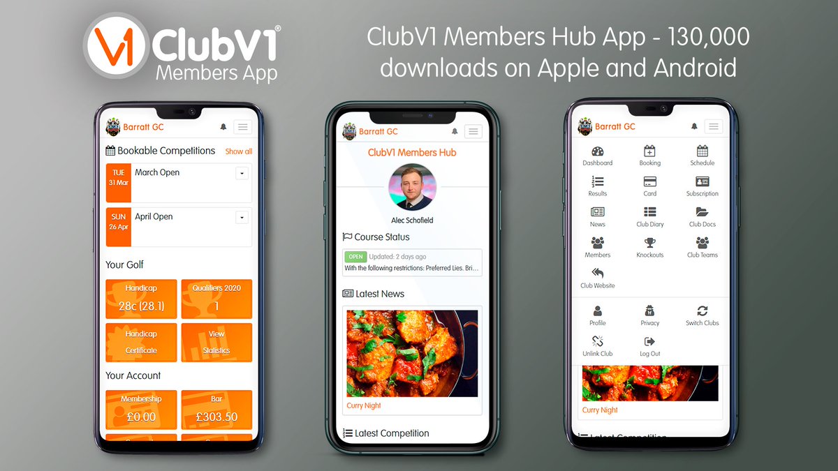 We will be releasing an update this evening that further enhances our capacity and speed for users of the ClubV1 members hub and online booking. No action will be necessary. Golfers and Clubs wishing to sign up now for free will be able to do so. #lovegolf