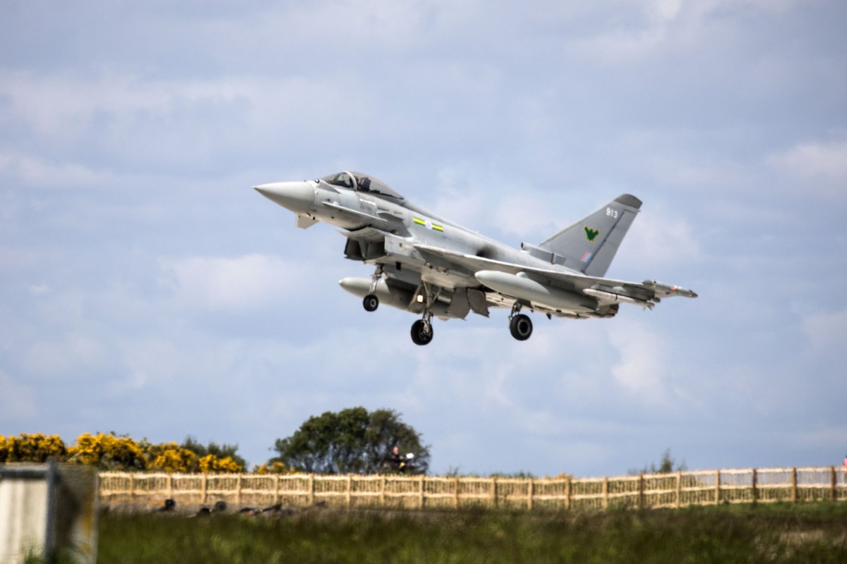 This was the 2nd Ex PB this year involving 50 different aircraft:From the  @RoyalAirForce: @Eurofighter Typhoons from  #TeamLossie &  @RAFConingsby  @thef35 F-35Bs from  @RAF_Marham Air to Air Refuelling from  @RAFBrizeNorton Voyagers #ExPointBlank 2/7