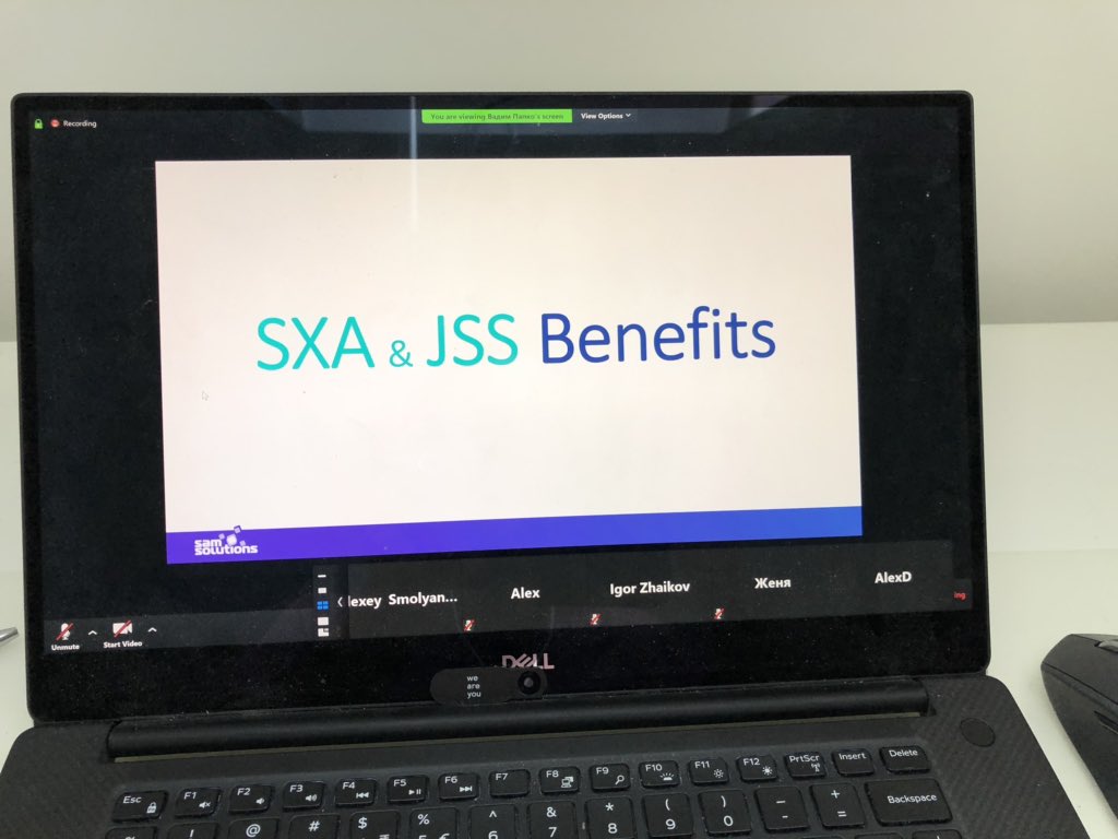 rhabraken's tweet photo. Love the upside of having more online events now! Makes it so much easier to join user groups around the globe 🌏 Currently attending a @SUGBelarus meetup of my friends from Minsk #community #sharing #sitecore https://t.co/svIRZuk2xt