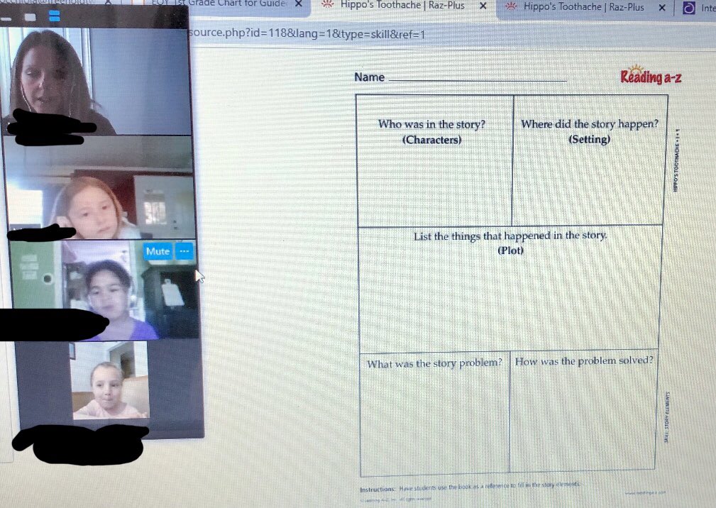 Having a great discussion about our story.  Great job readers!  📚🤗 @LDSPrincipal @LDS_Supervisor #fts4rkids