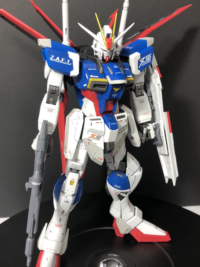 SECONDTRUSTTV's tweet photo. MG フォースインパルスガンダム 全塗装しました。 https://t.co/3JqjzI1xxR