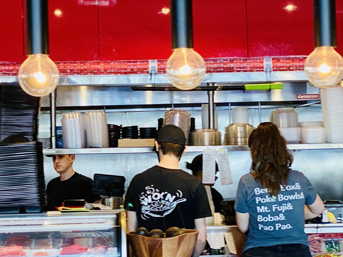 TipTopEats's tweet photo. @EatAtBento Is this safe or not safe? When the cooks that are making your food do not have a mask on. You make call !! @fox35orlando https://t.co/E83ldReZSR