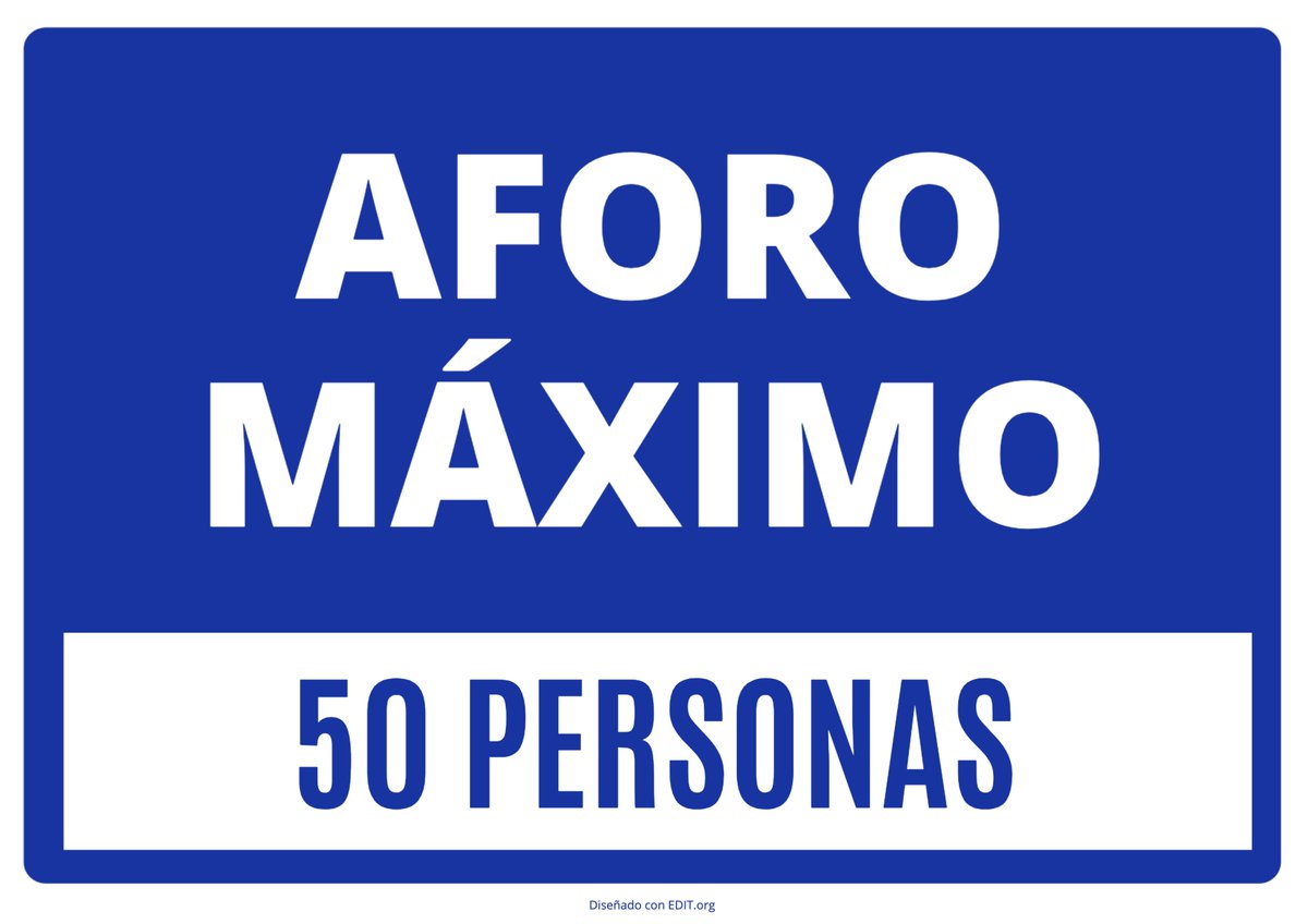 edit_orgES's tweet photo. ¿Estás preparando la reabertura de tu negocio? Usa una de estas plantillas de aforo máximo personalizables en un solo clic: https://t.co/bNK0PXG4qH #aforomaximo #cartelesaforomaximo #afororeducido #plantillas #diseñografico https://t.co/rzrvrva8qD