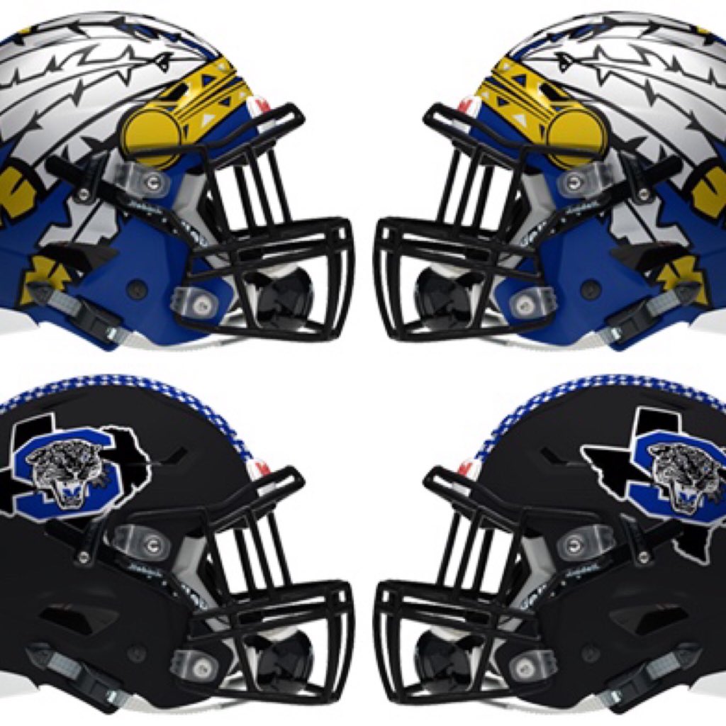 Texas High School
Helmet Championship
First Round

Jacksonville Indians
(<a href="/jville_isd/">Jacksonville ISD</a>) 
🆚
Mansfield Summit Jaguars
(<a href="/SummitFB/">Mansfield Summit High Football</a>) 

VOTE BELOW