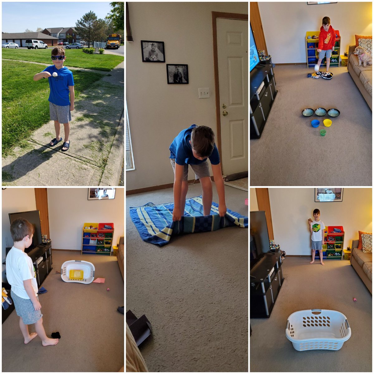 RandyDineen's tweet photo. Quarantine can't stop Field Day! #HCRFieldDay @crossingcougars https://t.co/K5RX4pVI0t