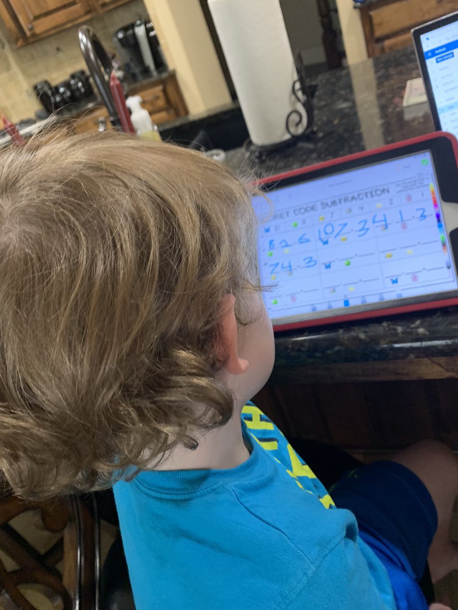 MrsStaceyThomas's tweet photo. Working hard to finish up Kindergarten @StoryFalcons #AllenISDAtHome https://t.co/ShqUYHHVXG