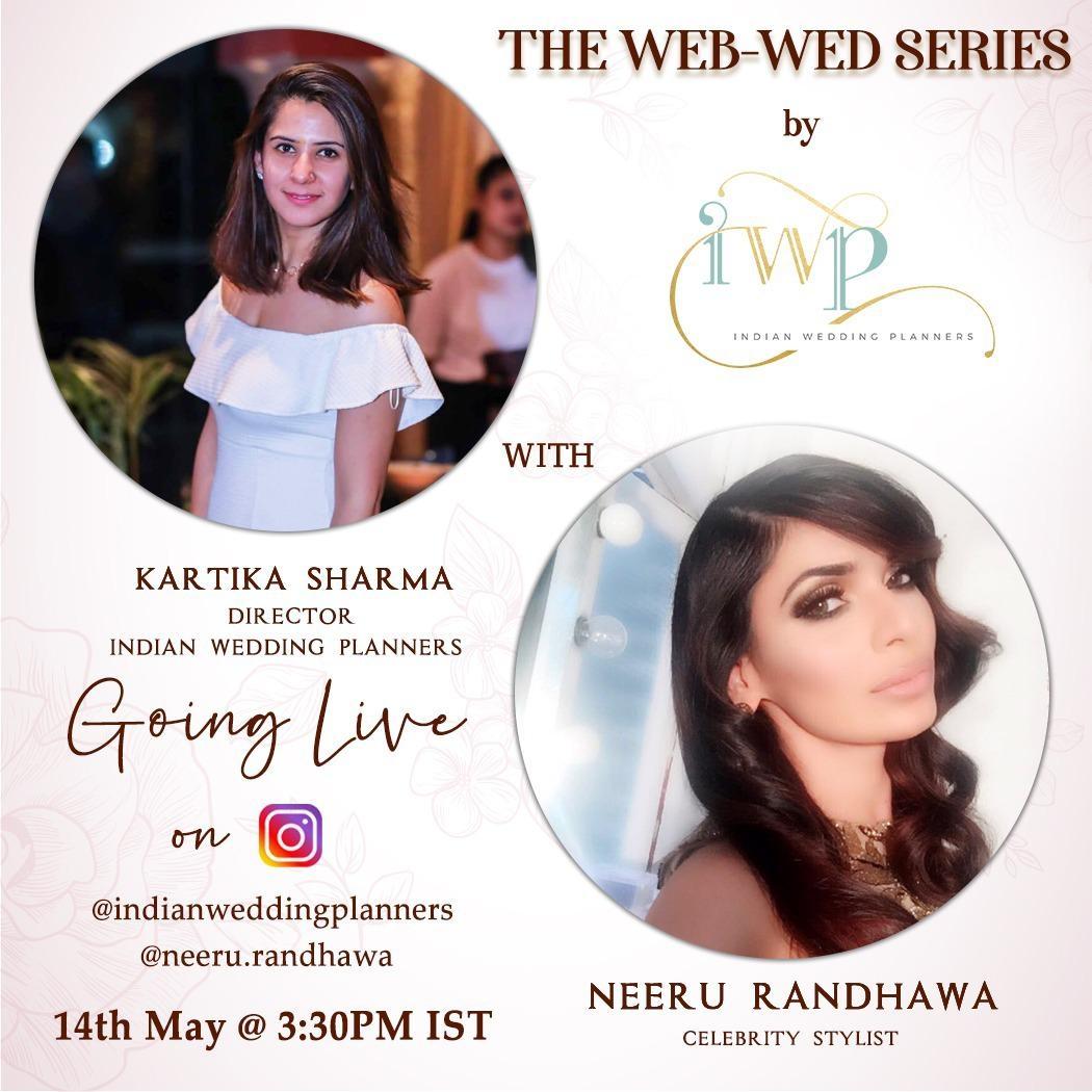 indianweddingg's tweet photo. Bringing to you the expertise of Neeru Randhawa, #Celebrity fashion #stylist and creative director, sharing tips on planning your trousseau, selecting heirloom pieces including traditional weaves etc.
.
Tune in Indian Wedding Planners on 14th May at 3:30pm 🧡
.
.
#webwedseries https://t.co/LPwZ11kYlL