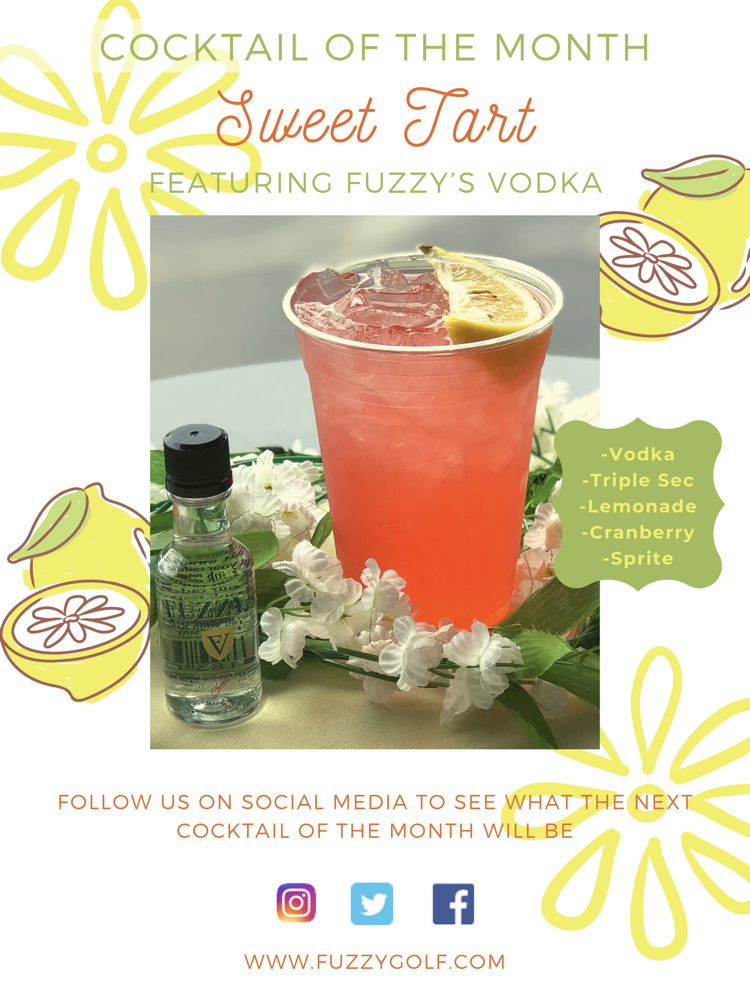 Our <a href="/FuzzysVodka/">Fuzzy's Vodka</a>  cocktail of the month is back! This May try a "Sweet Tart" at Champions Pointe &amp; Covered Bridge while playing golf or dining. 🍹