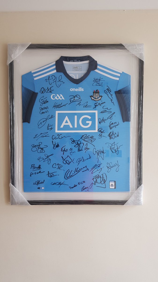 A massive thanks to J.P's great friend Joey Byrne who has offered a rare signed jersey from the "5 in a Row" Dublin All Ireland Champions 2019 for silent auction. 

This is very special gesture. We hope everyone will share this post so as many people near and far will see it. 1/2