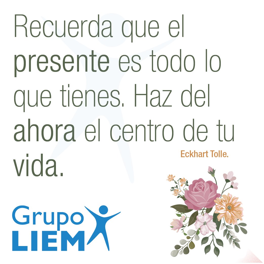 GrupoLIEM's tweet photo. Vive el momento, solo este momento es la vida..✨✨

#Comparte https://t.co/YynXF3FsOs