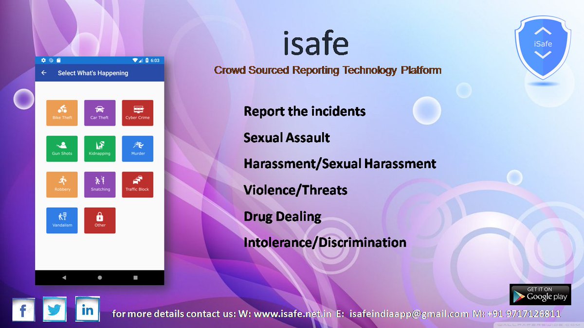iSafe23040885's tweet photo. Download from Google Play Store https://t.co/F8WbNHGzx9
visit our website https://t.co/S8UUivXrLH
Write us on,
isafeindiaapp@gmail.com
#safetyculture #reportingapplications #reportingtool #iSafe #isafepersonalsafetyapp #safetyfirst #safety #safetyandsecurity #safetyconsulting https://t.co/udAnrqIany