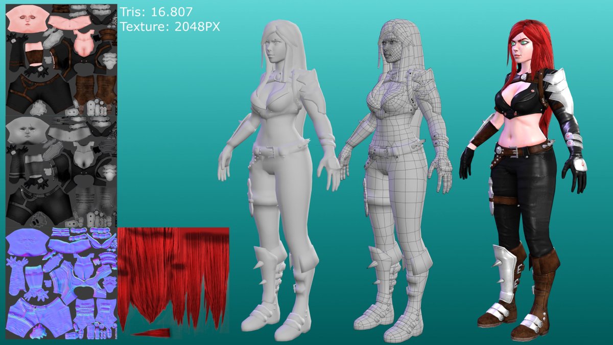 AntonioJBergo's tweet photo. π© π‘οΈ Our fierce warrior is ready for combat! Designed in a cartoon style, low poly and fully rigged.
She is available in our store in https://t.co/cwEwvnhTHF. Do you prefer another design? Contact us.
#3DDesign #3DWarrior #3DCharacter #3DArt #DigitalArt #3DAnimation https://t.co/MXPybXEtiB