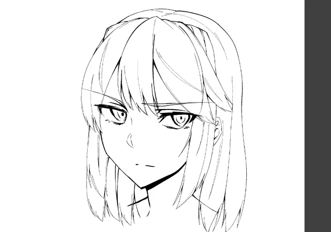 武装少女とかかっこいい感じとか、そんなん以前に顔描くのに3時間使ったな???????どうして🤔 