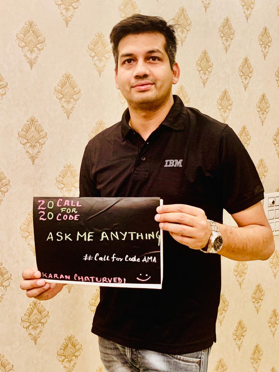 karan_chat's tweet image. Join me and other #IBMDeveloper Advocates for the "Ask Me Anything" Session on May 14 @2PM Get all your queries answered around #CallforCode Looking forward to see u all #CallforCodeAMA @priyamallya @smalathi @nsobti25 @mritun82