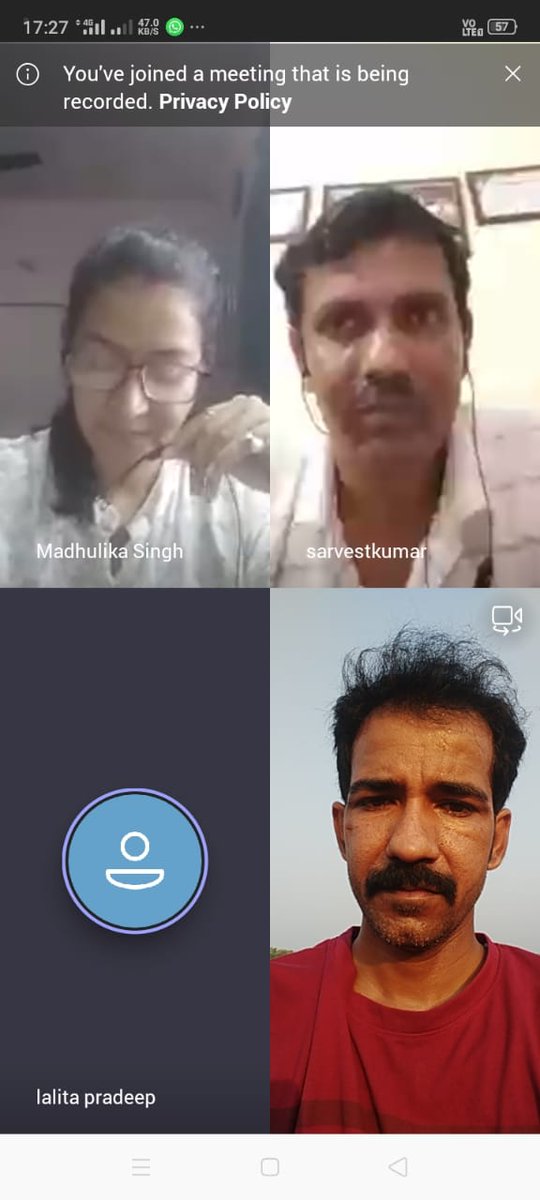 EduleadersU's tweet photo. SIET UP व @EduleadersU द्वारा आयोजित 10 दिवसीय ऑनलाइन स्कूल लीडरशीप वेबिनार के दूसरे दिन SIET निदेशक @i_tweetu व राष्ट्रपति पदक प्राप्त शिक्षक @sarvestkumar ने नेतृत्व के गुणों पर अपने विचार दिए। 75 जनपदों से 250 शिक्षक जुड़े।
@drdwivedisatish
@basicshiksha_up 
@SarvendraEdu https://t.co/n6UPz6ugle