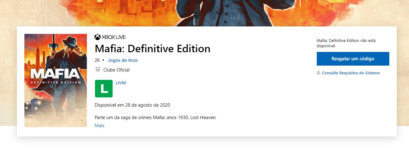 Felipe Mesquita - OUÇA ''Malgovina'' NO SPOTIFY on X: Mafia Definitive  Edition é um remake mesmo. Segundo a listagem da MS Store, conteúdo extra  foi adicionado tbm Lançamento em 28 de Agosto