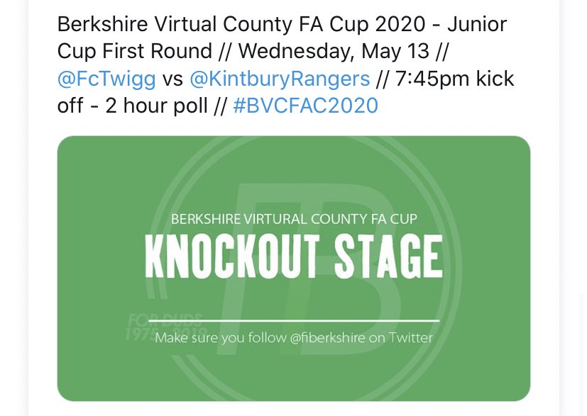 Big Virtual game tonight!! Get voting and retweeting.