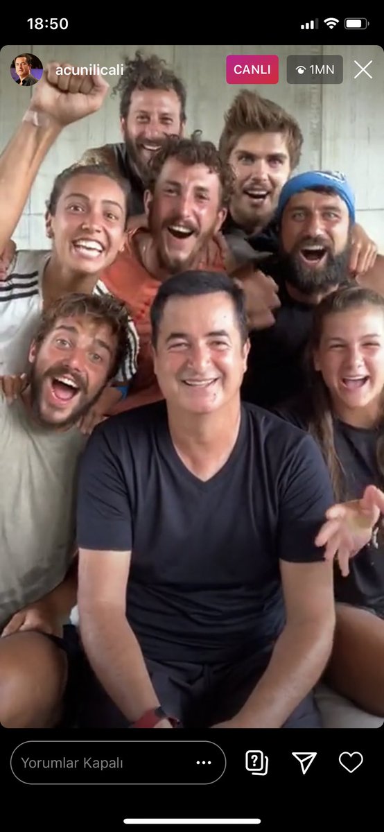 1 milyon seyircili canlı yayın rekoru kırdırdık sizleri çok seviyoruz gönüllüler takımı özellikle de Cemal can ❤️ #survior2020 #Cemalcanseven