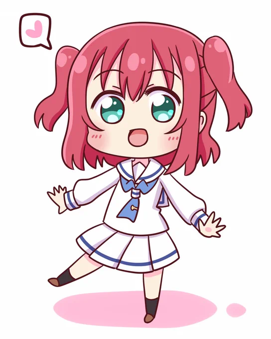 白セーラーな黒澤ルビィ 