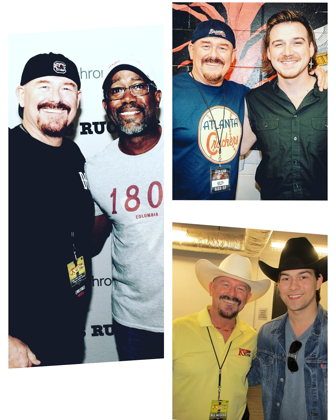 Happy Birthday Today Darius Rucker...Morgan Wallen and William Michael Morgan! 