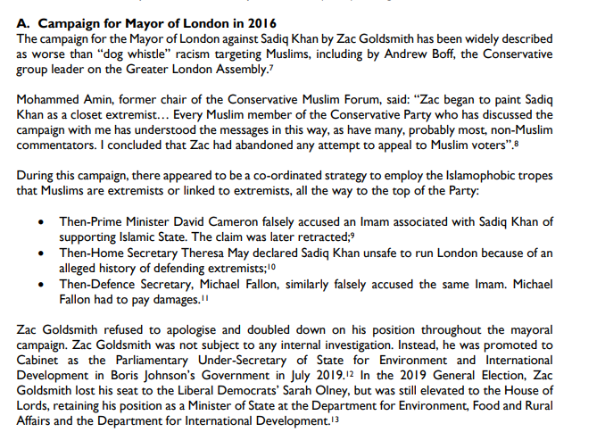 Zac Goldsmith's islamophobic campaign should have ended his career, but he is now rewarded by a seat in the lords, having faced no censure.