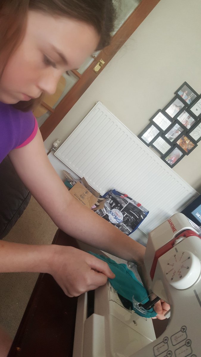 EmmaC79's tweet photo. @Temple_Sutton @MrsMunoz2  Daisys heart cushion all finished. Daisys favourite part was using a sewing machine. If she could change one thing about it it would be the colour. https://t.co/9ukjAVMWLs