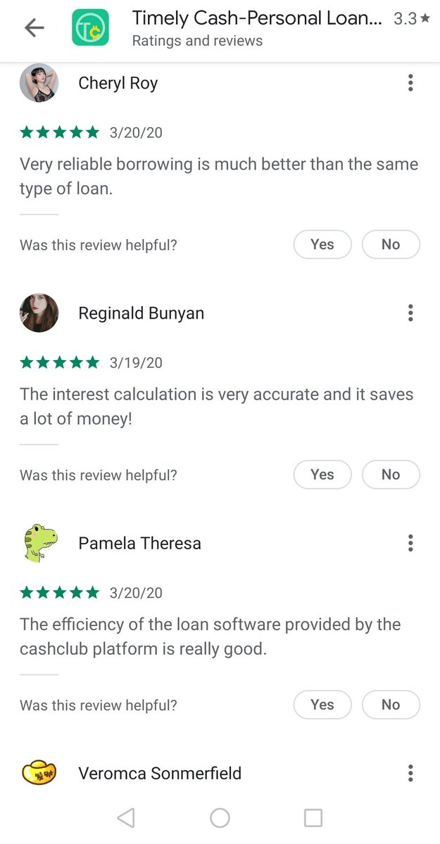 harendra968's tweet photo. @ku17990639 Attention please,
Loan application are getting paid reviews. Here is the ss of reviews for MoneyMore, InstaRupee, Gotocash, Timely cash app. Pay your attention 5* reviewer name... Check there are more https://t.co/YXA46M6RVe