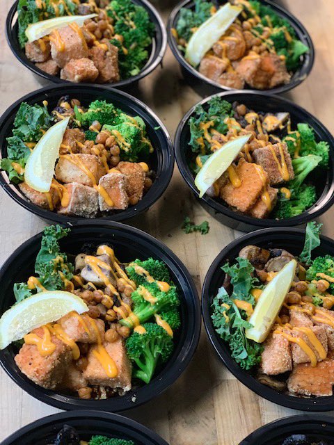 PinxCatering's tweet photo. For “Wellness Wednesday” we just had to share some pics of what we’ve been cooking up this week! All of our meals are made with the freshest ingredients.

Tomorrow’s featured meal is crawfish etouffee with a buttermilk biscuit. Vegetarian options are also available. Order today! https://t.co/otVsRU7VnK