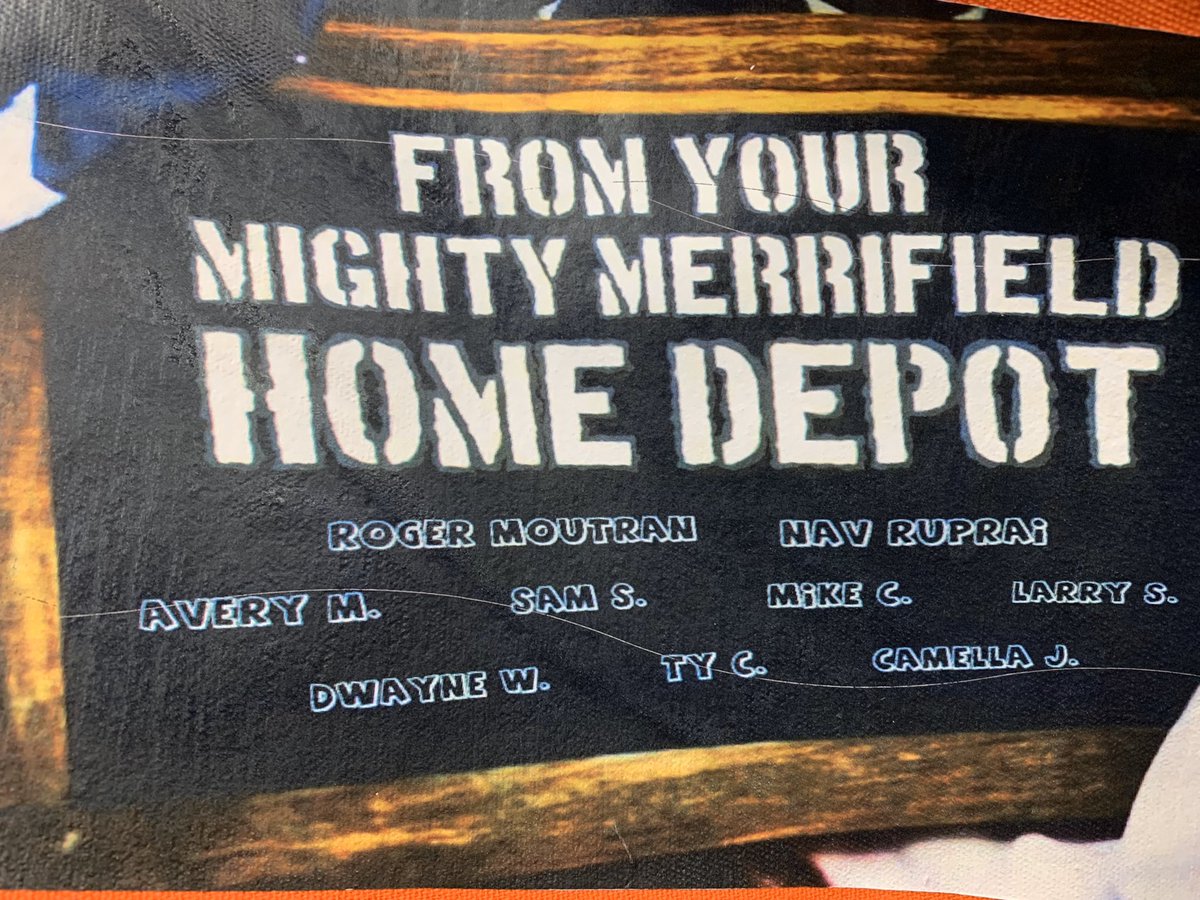 Roger Moutran (@rmoutranthd) on Twitter photo Showing appreciation to <a href="/FairfaxCountyPD/">Fairfax County Police</a> on behalf of the #mightymerrifield Home Depot! Not all heroes wear capes! Thx for all that you do <a href="/FairfaxCountyPD/">Fairfax County Police</a> ! <a href="/HomeDepotGR/">The Home Depot Government Relations</a> <a href="/CollazoH/">Rosendo H. Collazo</a> <a href="/oldmac64/">Michael McBride</a> @DWRHRD_MA <a href="/itsscamella/">Camella</a> <a href="/PaulDeveno/">Paul Deveno</a> @DWRHRD_MA <a href="/SprongJim/">Jim Sprong</a> #orange4officers #PoliceWeek Showing appreciation to <a href="/FairfaxCountyPD/">Fairfax County Police</a> on behalf of the #mightymerrifield Home Depot! Not all heroes wear capes! Thx for all that you do <a href="/FairfaxCountyPD/">Fairfax County Police</a> ! <a href="/HomeDepotGR/">The Home Depot Government Relations</a> <a href="/CollazoH/">Rosendo H. Collazo</a> <a href="/oldmac64/">Michael McBride</a> @DWRHRD_MA <a href="/itsscamella/">Camella</a> <a href="/PaulDeveno/">Paul Deveno</a> @DWRHRD_MA <a href="/SprongJim/">Jim Sprong</a> #orange4officers #PoliceWeek