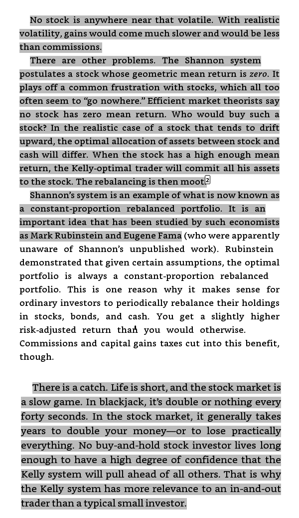 9.) Shannon's Demon - profiting from randomness (in theory) - Part 2.