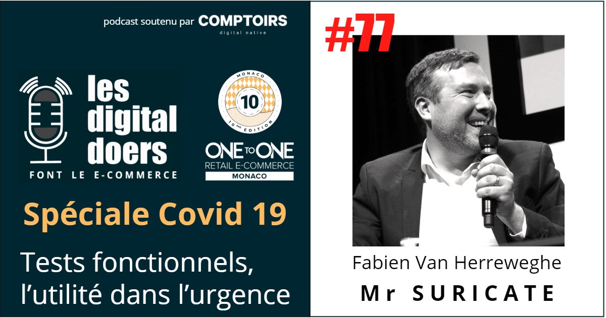 [#Podcast] Itw de Fabien Van Herreweghe <a href="/mistersuricate/">Mr Suricate</a> avec <a href="/lesdigitaldoers/">LesDigitalDoers</a> !

Un témoignage riche d’enseignements dans la recherche de performance avec un focus sur les tests fonctionnels. 

👉bit.ly/2yRTIxX