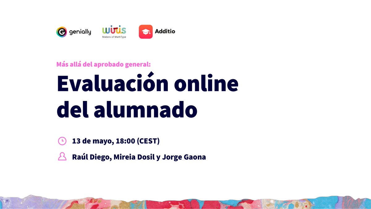 🔴 ¡Arrancamos ya el directo! Entra aquí: youtube.com/watch?v=XYxHcQ…

#genially #webinally #educaciónadistancia #formación #edtech #claustrovirtual