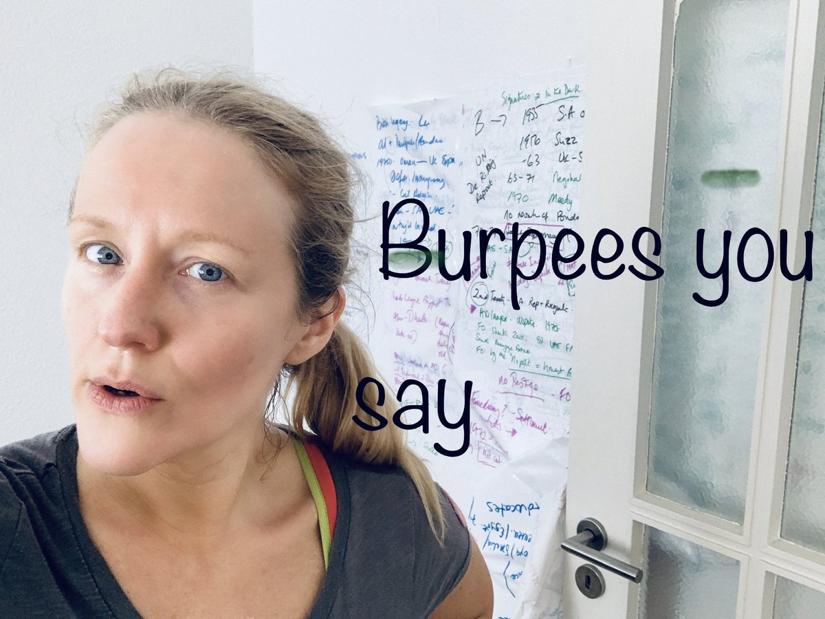 shelleydeane's tweet photo. When @meldeane saves the #burpees to the very end... #ExerciseAtHome #exerciseguru #babybrother https://t.co/ITgsyRtIUi