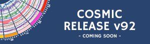 cosmic_sanger's tweet photo. Itβs that time againβ¦ we are preparing for release v92! Head over to our blog to find our more about the content of our release including a *NEW* product release, The Cancer Mutation Census! https://t.co/V2y4ZaUGMw #COSMICRelease #COSMICCMC https://t.co/d8kk7E8diw