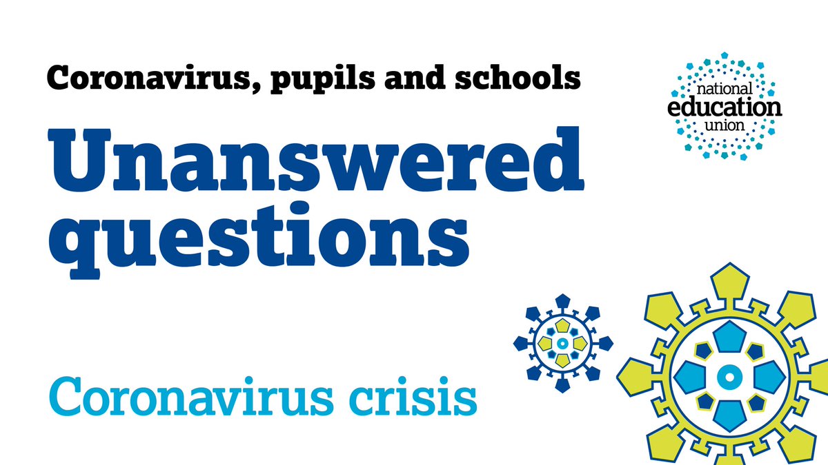 This is a list of the questions on scientific evidence that the NEU has sent too the Government - as yet still unanswered. 

neu.org.uk/media/10436/vi…