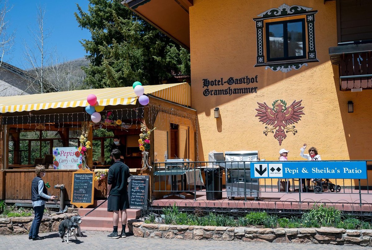 VailGov's tweet photo. It's good to see the village coming back to life!

Thanks for helping make it a success by social distancing and wearing a mask when you cannot maintain six feet of distance.

#ProtectOurValley #VailStrong https://t.co/QoUr1UVHPm