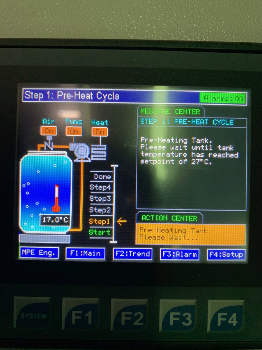 CarlisleLiquid's tweet photo. We have "ENGAGED" the ACF-SR Brew Station for it's maiden brew. The cycle will be completed in 72 hours. Stay tuned for updates as the cycle progresses.....
Learn more about ACF-SR from @TravisAlbrecht4 here:
https://t.co/5b800ff1OV
#plant20
#acfsr
#72hours https://t.co/qnsLaHFovT