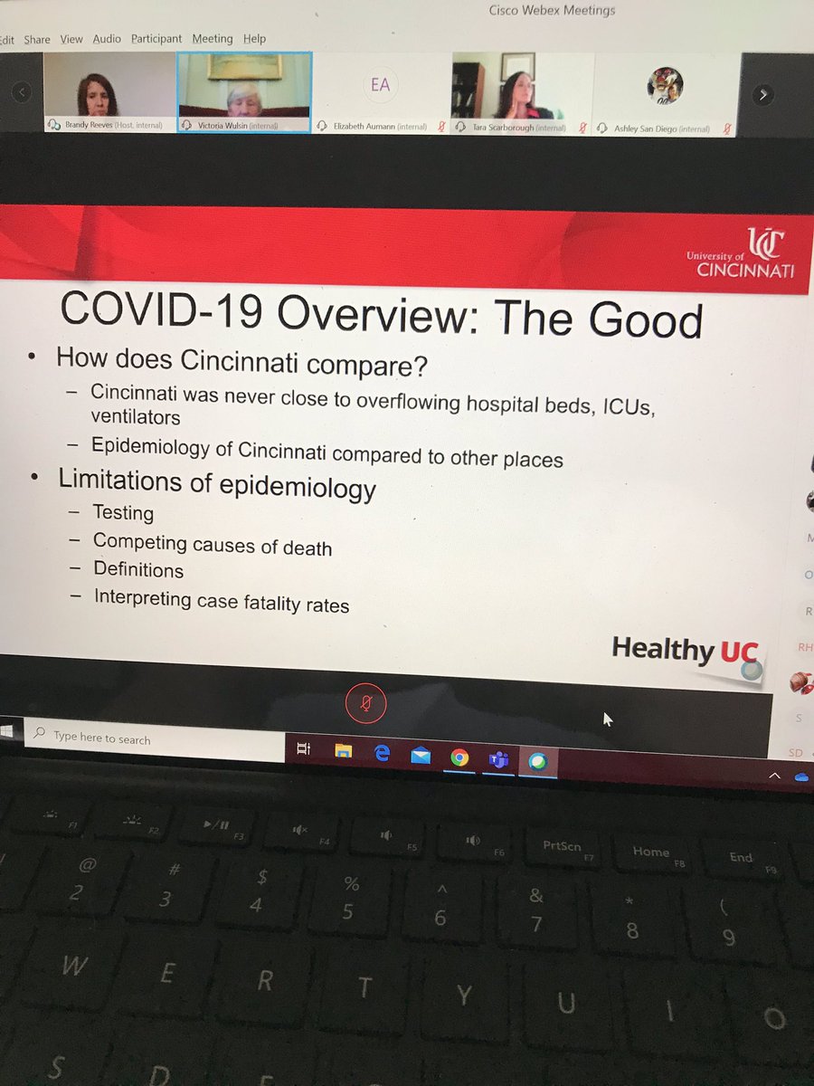 Healthy UC is hosting their first “Ask the Expert” session today!  This session’s focus is COVID-19 and how Ohio is flattening the curve. <a href="/uofcincy/">University of Cincinnati</a> #publichealth #UCtheGood #COVID19 #StaySafeOhio