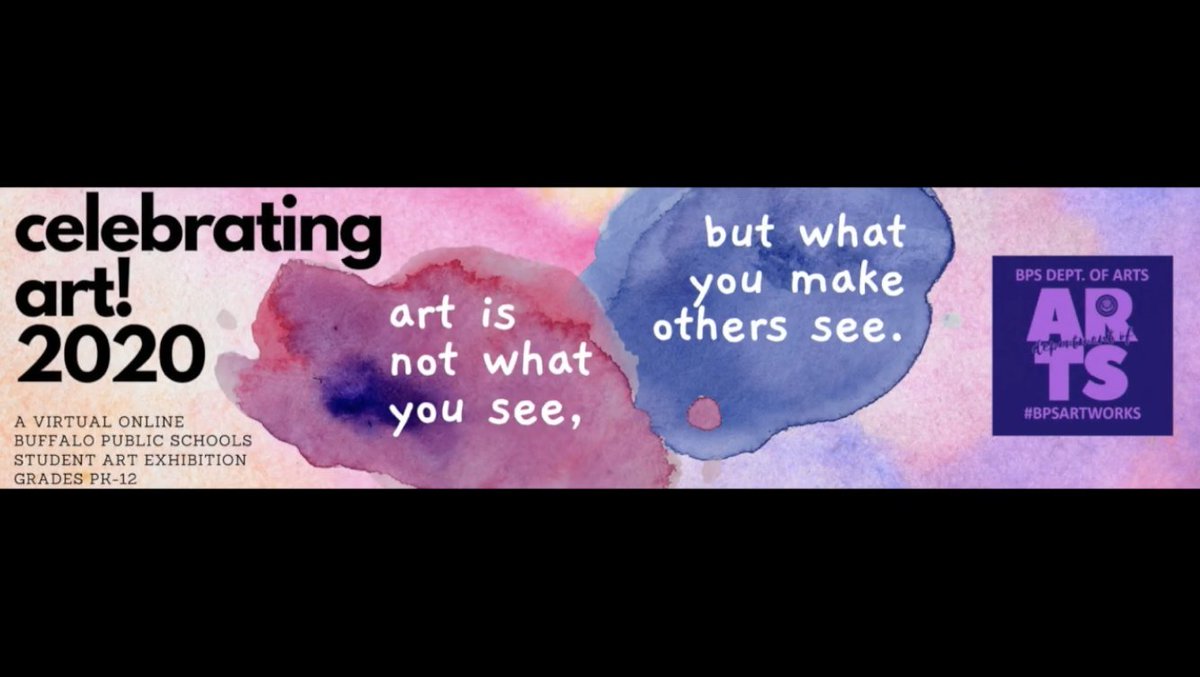 buffalolibrary's tweet photo. We are delighted to share with you artwork from @Buffalo_Schools students! This year's #BPSartworks "Celebrate Art" showcase is virtual. Thank you to all who made this possible including @MAgostoBPSarted. Check it out: https://t.co/EECTF20B5K https://t.co/HuxrauzTgH