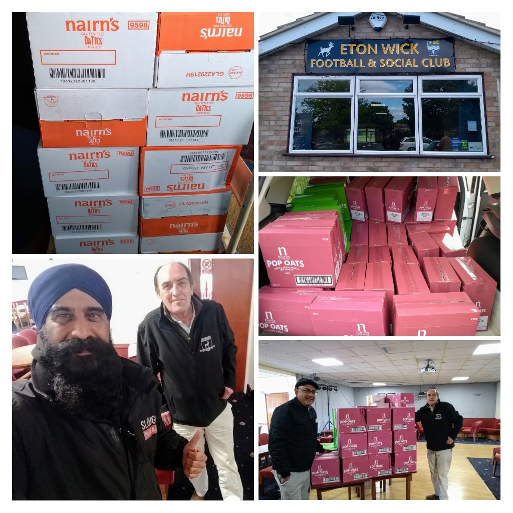 SloughOutreach's tweet photo. Thank you to Peter Lawless @ #EatonWick football club for sharing their donations 🤗 Thank you also to Ken Kang and his team of volunteers for helping us to transport these donations to our #OutreachHub at #LangleyCollege @windsorforestcg #togetherwecanmakeadifference
#JoinUs 🙏 https://t.co/L6TJqNPSKW